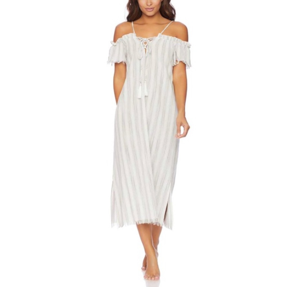 Splendid cover up striped dress